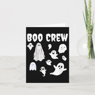 Carte Enfants Halloween Enfants Motif Boo Crew