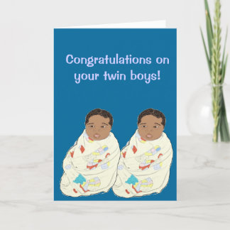 Carte Enfants jumeaux