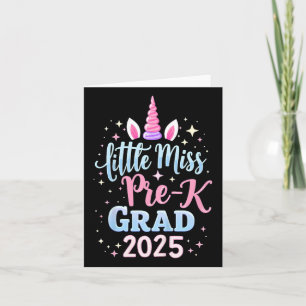 Carte Enfants Little Miss Pre-k Diplômé Préscolaire Fill