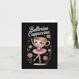 Carte Enfants mème Italien Brainrot Ballerina Cappuccina