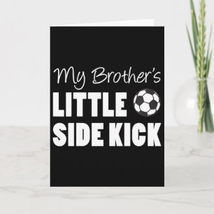 Carte Enfants Mon frère petit aide latéral Football Plus
