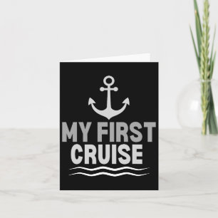 Carte Enfants Mon premier bateau de croisière Ancre Croi