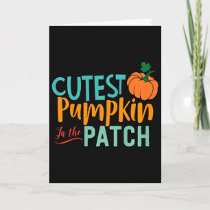 Carte Enfants Plus Mignon Citrouille Dans Le Patch Fun A