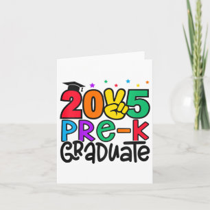 Carte Enfants Pré-k Graduate 2025 Graduation préscolaire