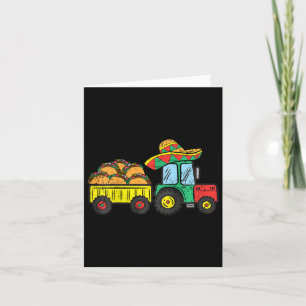 Carte Enfants Taco Tracteur Cinco De Mayo Fête Mexicaine