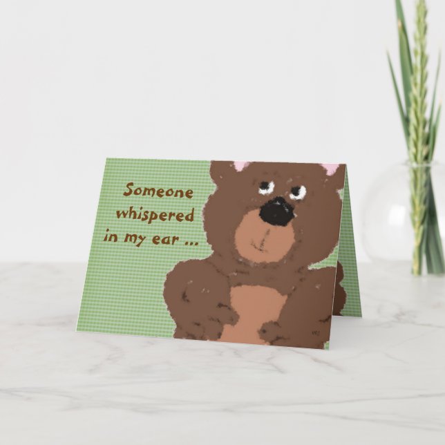 Carte Enfants Teddy Bear Se Bien (Devant)