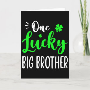 Carte Enfants Un Grand Frère Chanceux Saint-Patrick Fami