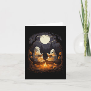 Carte Enfants vintages Halloween Camping Lecture Profess