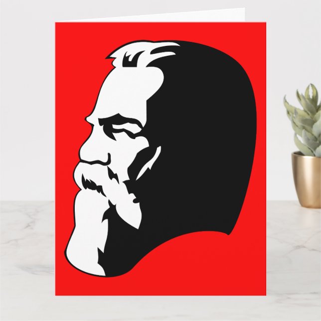 Carte Engels, communisme, socialisme, Union soviétique (Petite plante)
