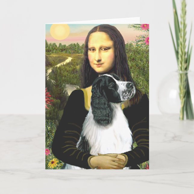 Carte English Springer 7 - Mona Lisa (Devant)
