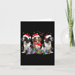 Carte English Springer Spaniel Chien Noël Correspondant
