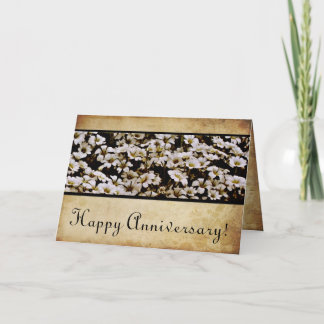 Carte Enhanced Dasies Happy Anniversary