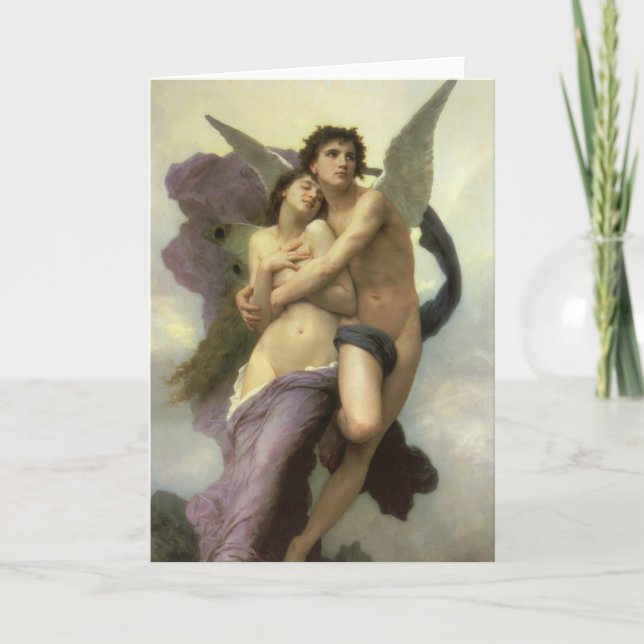 Carte Enlèvement de Psyché par Bouguereau (Devant)
