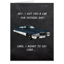 Carte énorme pour la fête des pères humoristique d