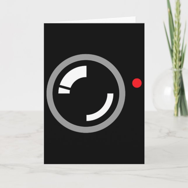 Carte Enregistrement vidéo secret Drôle Caméraman Hallow (Devant)