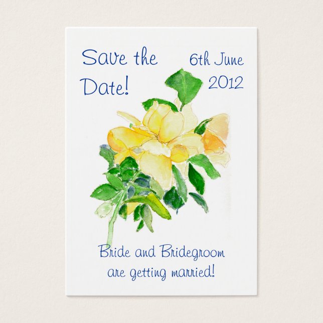 Carte 'Enregistrer la date', Dreaming Spires Roses (Devant)