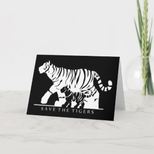 Carte Enregistrer les tigres (noirs)