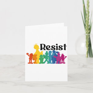 Carte Enregistrer P.b.s Résister Rainbow Character Graph