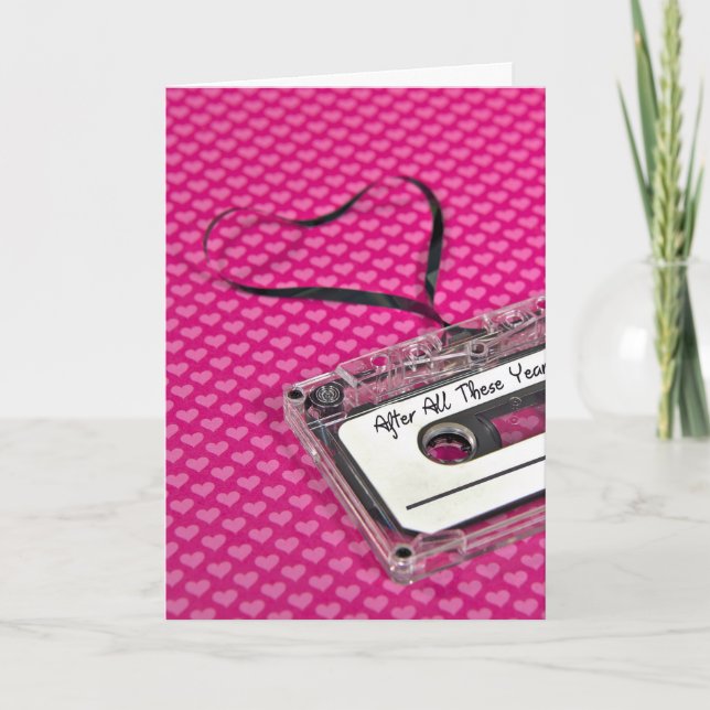 Carte Enregistreur à cassettes pour l'anniversaire (Devant)
