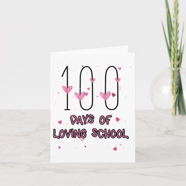 Carte Enseignant à coeur joyeux Saint-Valentin Mignon 10 (Devant)