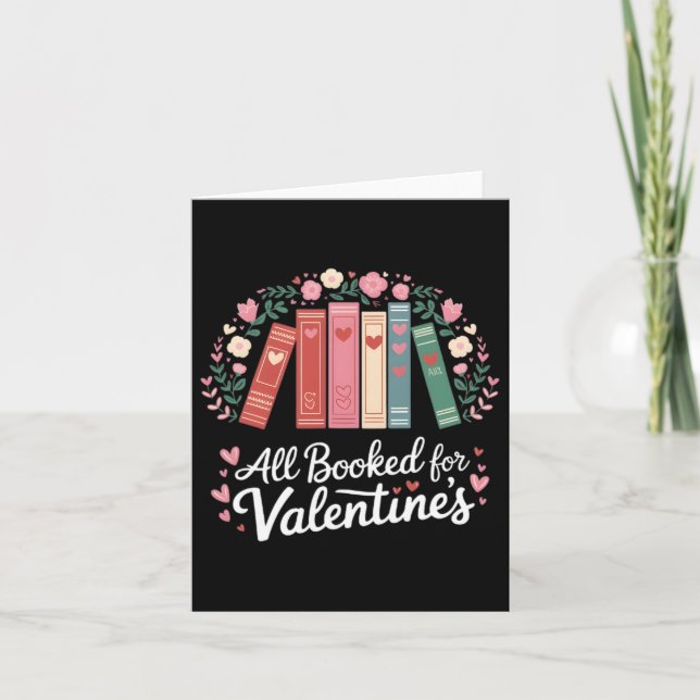 Carte Enseignant en lecture Saint-Valentin Tout réservé  (Devant)