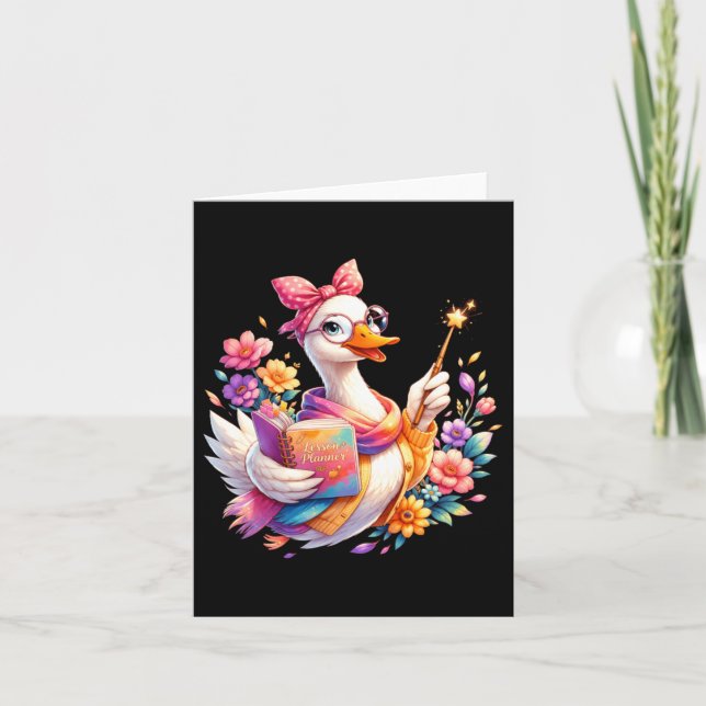 Carte Enseignant Fou Professeur Silly Enseignante Drôle (Devant)