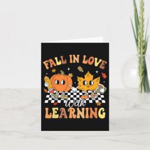 Carte Enseignant Halloween Tomber Amoureux Avec L'Appren