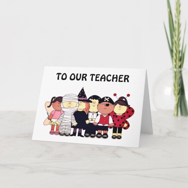 CARTE ***ENSEIGNANT** VOUS REJOINDRE DE ***VOTRE CLASSE* (Devant)