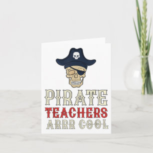 Carte Enseignants Pirates Arr Cool _ Parler Comme Une Jo