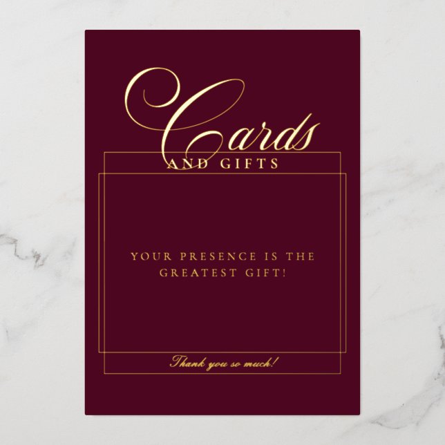 Carte & Enseigne de Cadeaux de Calligraphie Bourgu (Recto)