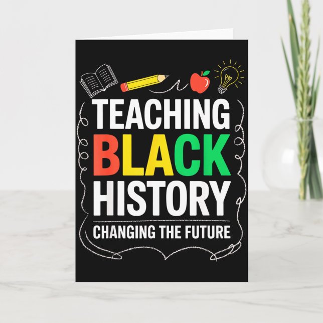 Carte Enseignement de l'histoire des Noirs, changement d (Devant)