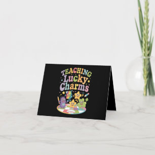 Carte Enseignement Lucky Charms Enseignant St Patricks D