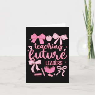 Carte Enseigner aux futurs dirigeants Pink Coquette Ense