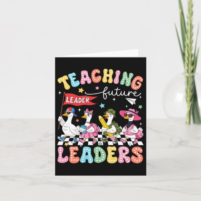 Carte Enseigner aux futurs leaders Professeur Dingo Reto (Devant)