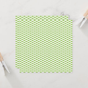 Carte Ensemble de dossiers verts botaniques