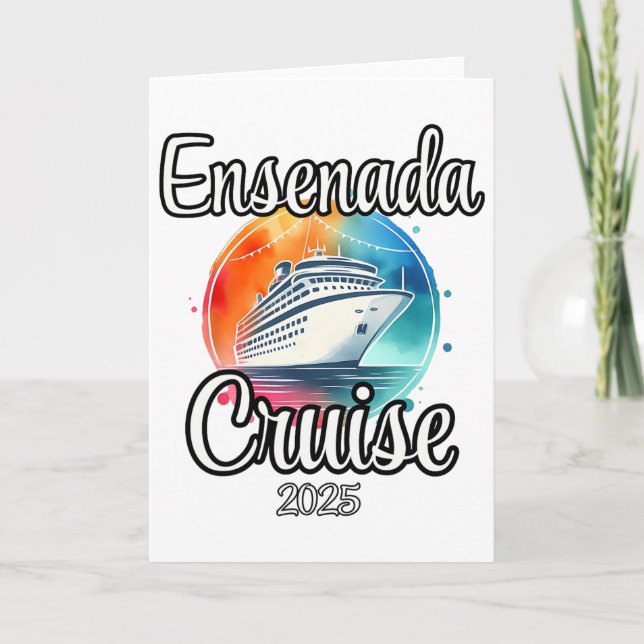 Carte Ensenada Cruise 2025 Matching Family Vacation Men  (Devant)