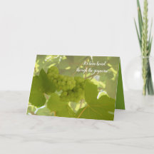 entendu par la vigne, félicitations, vert