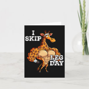 Carte Entraînement de poids de gymnastique I Skip Leg Da