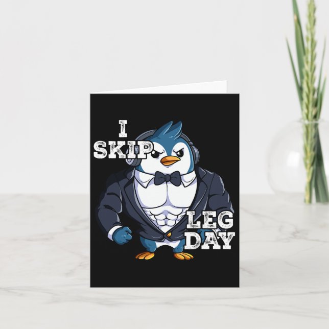 Carte Entraînement de poids de gymnastique I Skip Leg Da (Devant)