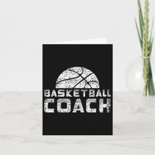 Carte Entraîneur de basket-ball Entraîneur de basket-bal