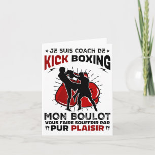 Carte Entraîneur De Boxe De Combat Vs