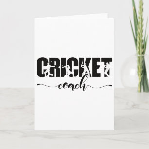 Carte Entraîneur de cricket
