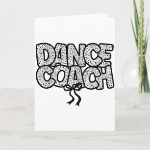 Carte Entraîneur de Danse Professeur de Danse Vie de Dan