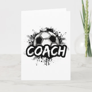 Carte Entraîneur de football pour hommes femmes maillot 