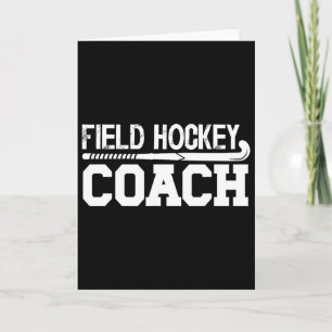 Carte Entraîneur de hockey sur gazon Appréciation Entraî