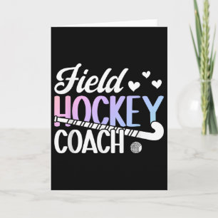 Carte Entraîneur de hockey sur gazon Appreciation Entraî