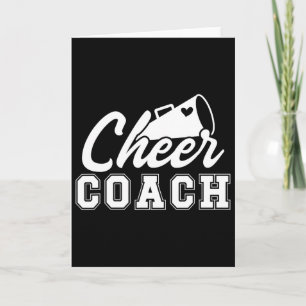 Carte Entraîneur de pom-pom girls Entraîneur de cheerlea