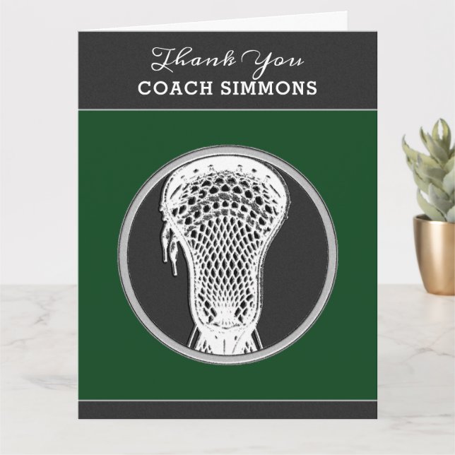 Carte Entraîneur d'équipe de Lacrosse (Petite plante)