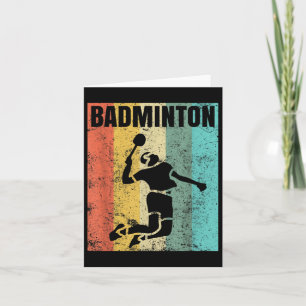 Carte Entraîneur du joueur d'équipe Badminton Love