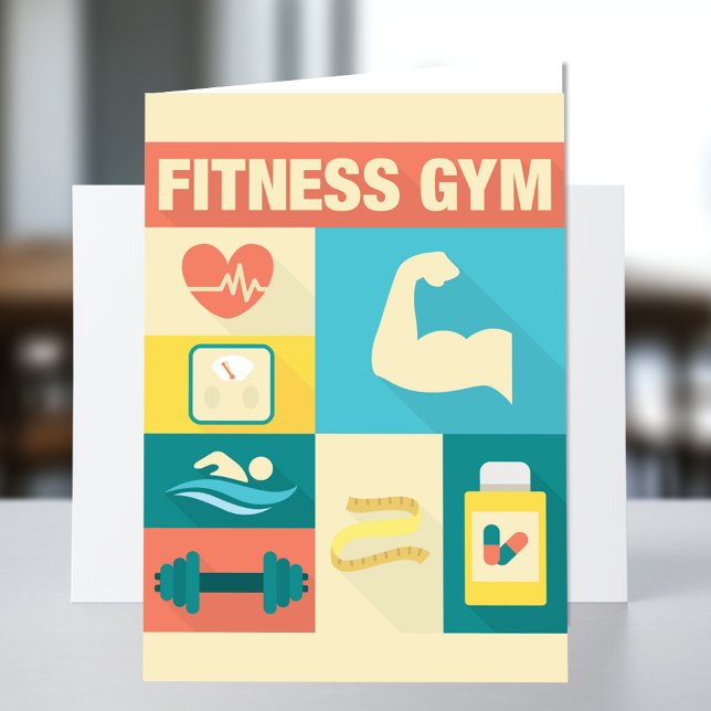Carte Entraîneur Personnel Gym Membre Iconique Professio (Créateur téléchargé)